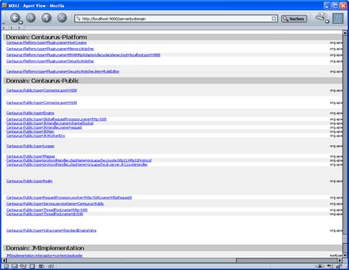 JmxAdaptor mit Html GUI